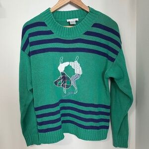 Vintage Bianca Nygard | Women’s Vintage Bianca Nygard Cotton Crew Embroidered